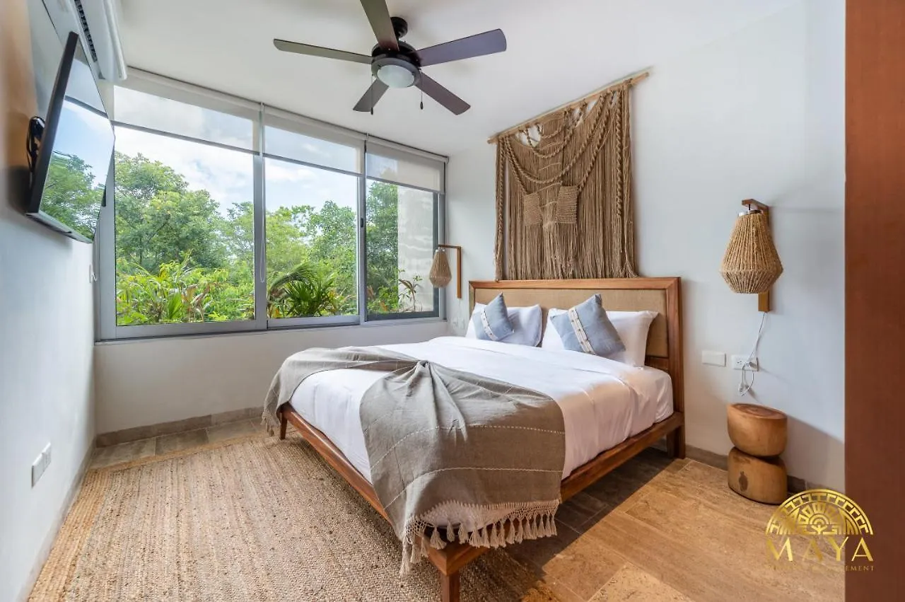 Nhoa 306A Lux 2Br Condo Top Jungle View Aldea Zama Tulum
